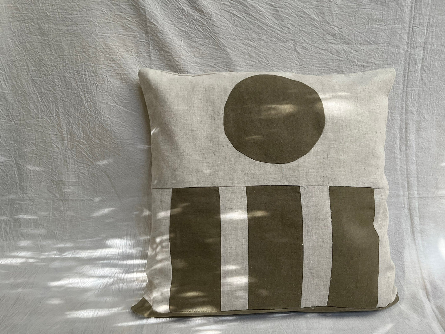 Square Circle Cushion Cover