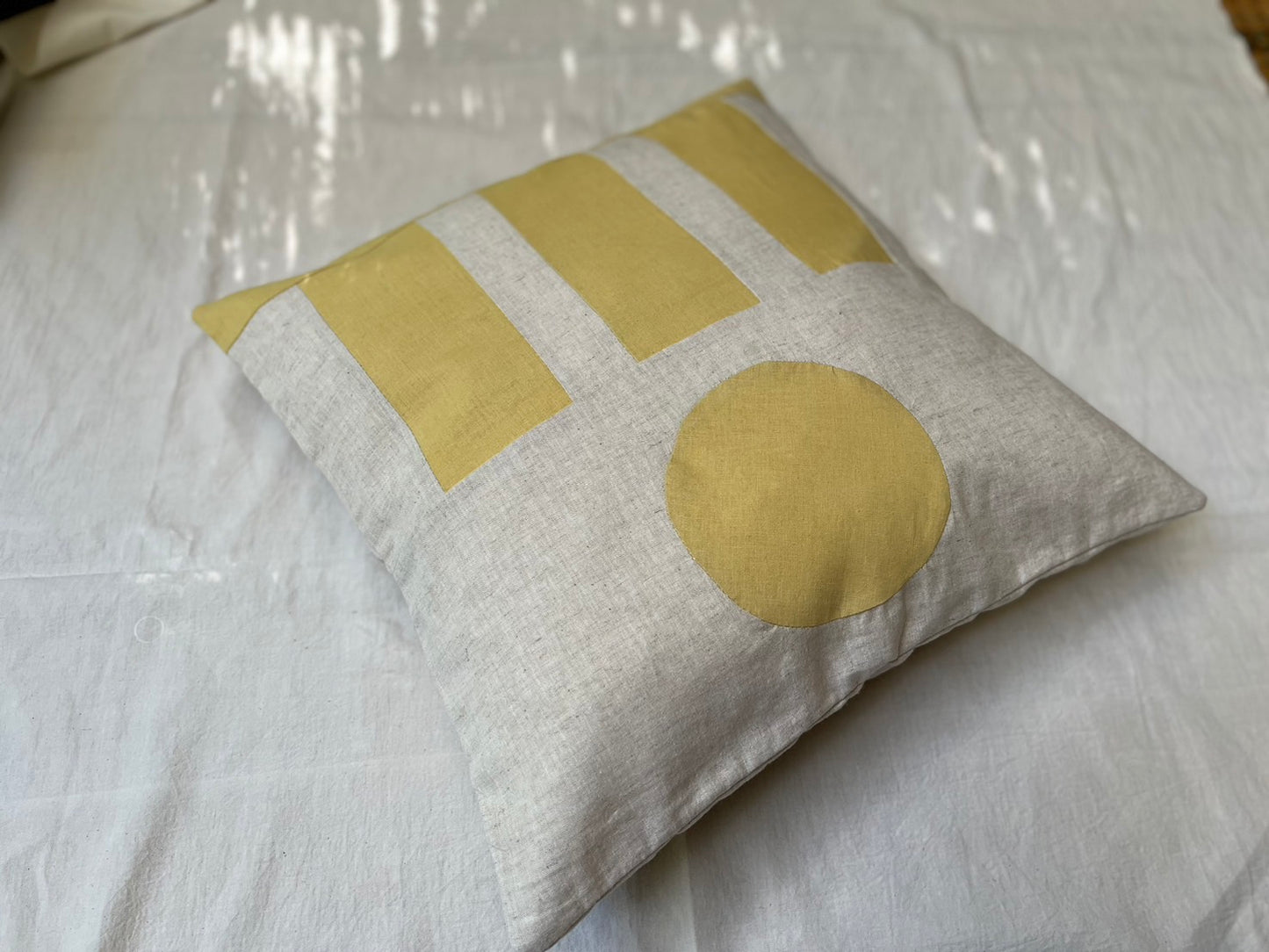 Square Circle Cushion Cover